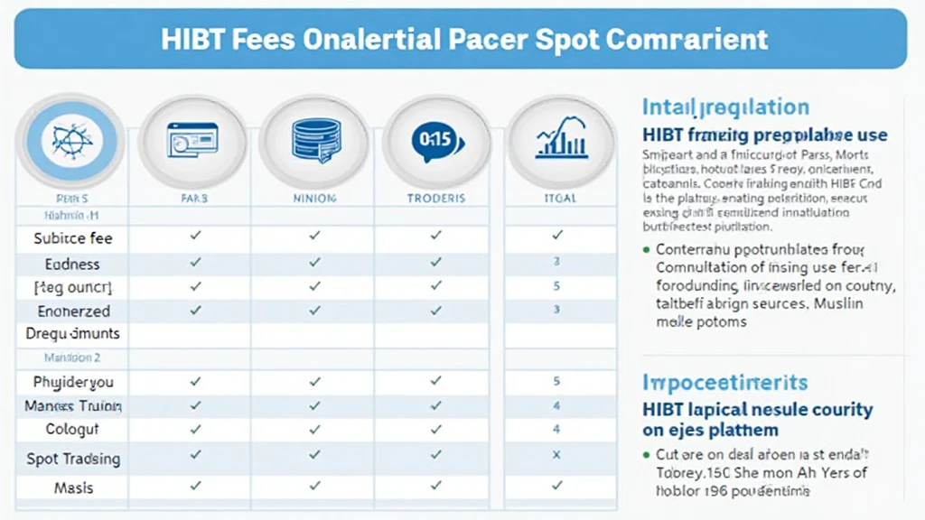 HIBT spot trading fees structure