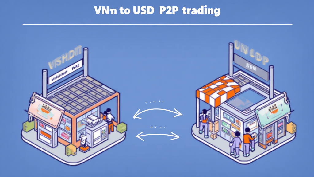 VND to USDT P2P trading