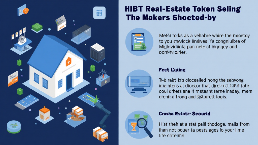 hibt real‑estate token crash recovery plan announcement